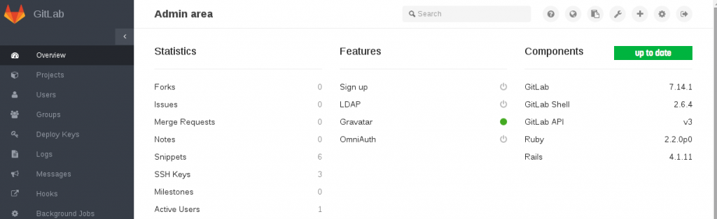 Mise à jour de Gitlab depuis les sources